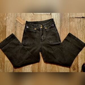 Black Allabreve Denim Jeans